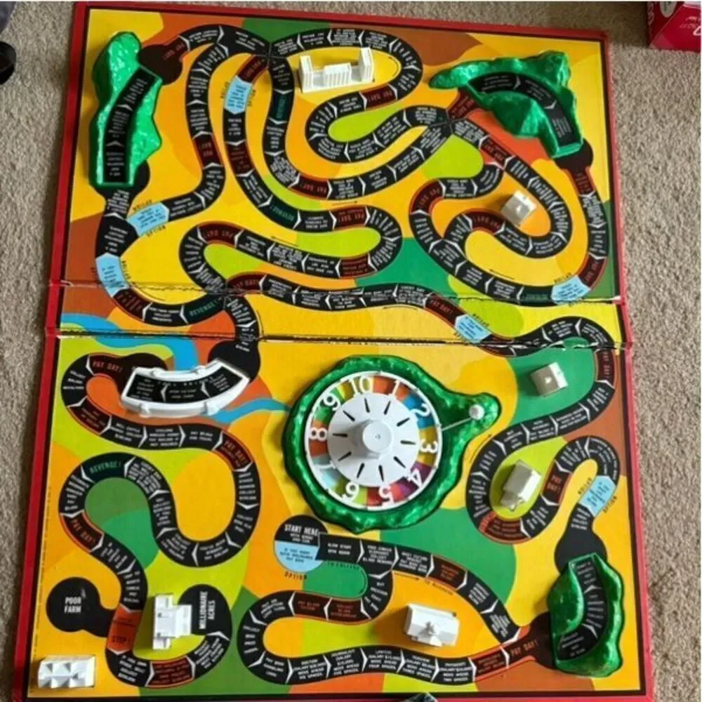 The Game Of Life Milton Bradley 1960